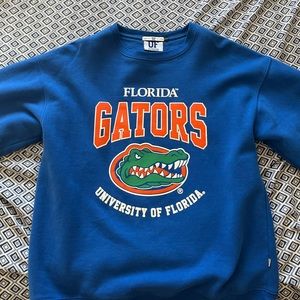 UOF blue college vintage sweatshirt boxy fit size M/L